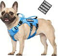 WINSEE Escape Proof Dog Harness, Service Working Molle Harness with Double Handle, Tactical Pet Vest with 4 Patches for Small Medium Large Dogs Walking Hiking Hunting