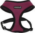 Puppia Soft Dog Harness No Choke Over-The-Head Triple Layered Breathable Mesh Adjustable Chest Belt and Quick-Release Buckle, Purple, XX-Large