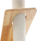 Cat Tree Tower, 37.8" Small Cat Tree for Indoor Cats with Scratching Posts, 22.05lbs Modern Activity Tower Kittens Condo