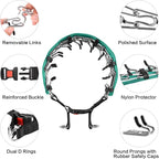 Prong Training Collar with Comfort Tips and Quick Release Snap Buckle - Dog Choke Pinch Collar with Nylon Cover - Classic Collar and Leash for Small to Large Dogs