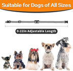 Tiniest Dog Shock Collar for 2 Dogs, Lightest Dog Training Collar with Remote for 2 Small Dogs 5-15lbs & Medium Large Dogs/Puppies, Waterproof, Rechargeable, 1300ft Range (2 White Black Dot Collars)