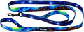 Wolfgang Heavy Duty Dog Leash, Pull-Tested for Walking & Training, StarryWolf Print, Dual Handle Large