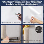 Anti Cat Scratch Furniture Protector, Transparent Self-Adhesive Couch Furniture Protectors from Cats Scratching Claws, Cat Scratch Couch Protector (17.5"X13")