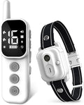 Dog Training Collar with Remote Control, 3300FT and 4 Training Modes Beep,Vibration,Safe Shock,LED Night Light,IPX7 Waterproof Rechargeable E-Collar for All Breeds (8-150 lbs)