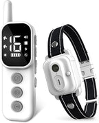 Dog Training Collar with Remote Control, 3300FT and 4 Training Modes Beep,Vibration,Safe Shock,LED Night Light,IPX7 Waterproof Rechargeable E-Collar for All Breeds (8-150 lbs)