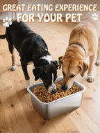 3 Gallons Extra Large Dog Bowls - Durable Food Grade Stainless Steel Dog Water and Food Bowl No Spilling, High Capacity for Large Breed Dogs Indoor Outdoor