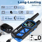 Remote Dog Training Collar Rechargeable IPX7 Waterproof with Beep Vibration & LED Flash Modes 3300ft Range for Small Medium Large Dogs