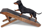 Dog Ramp for Couch, by DoggoRamps – Furniture Quality Solid Hardwood Ramp for Dogs to Get on Couch with Platform Top & Non-Slip Grip – Dog Couch Ramp for Small & Medium Dogs – 100% Made in N America
