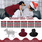Kuoser Dog Dress, Cute Dog Dresses for Large Dogs Girl Elegant Puppy Tutu with Bow-Knot, Doggie Princess Costume Pet Outfit for Birthday Party Christmas Halloween Wedding, Red XL