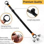 SVD.PET 2 Packs Dog Doorbells to Go Outside for Potty Training, Puppy Dog Bells with Hanging Ring Attachable to Door Knob or Anywhere Near The Door, Height Adjustable, Loud Jingle Bells (Navy Blue)