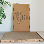 Cardboard Scratcher Pad, Wide Corrugate Cat Scratchers, Cat Scratching, Cat Scratch Pad, Furniture Protectors from Cat Scratching,Double-Sided Design (2PCS)