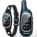 2-in-1 Dog Shock Collar and Bark Collar for Dogs – 3300FT Dog Training Collar with Remote, IP67 Waterproof e Collar with Anti-Bark/Beep/Vibration/Shock Modes for Small Medium Large Dog(8-120Lbs)
