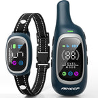 2-in-1 Dog Shock Collar and Bark Collar for Dogs – 3300FT Dog Training Collar with Remote, IP67 Waterproof e Collar with Anti-Bark/Beep/Vibration/Shock Modes for Small Medium Large Dog(8-120Lbs)