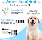 Prong Training Collar for Dogs, Adjustable Dog Pinch Collar with Quick Release Buckle, No Pull Collar for Small Medium Large Dogs, Extra Link and Caps