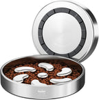 Slow Feeder Dog Bowl-3Cups for Large Breeds, Double Wall Food-Grade Stainless Steel, Heavy Duty with Non-Slip Rubber Base, Puzzle Maze Bowl to Slow Down Eating