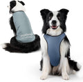 Dog Shirt, Cooling Vest Lightweight Breathable, Dog T-Shirts All-Season Sun Protection Quick Dry Soft Stretchy Reflective Tank Top - Small Medium Large Dogs (Misty Glade+Water Drop, Large)