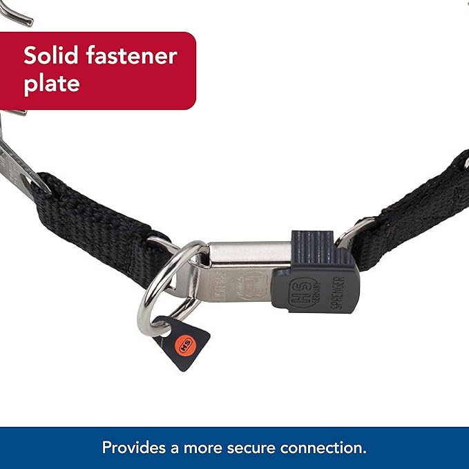 Herm Sprenger - Ultra-Plus Prong Dog Training Collar with ClicLock - Chrome - 3.20 mm x 18" Neck Size; 22" Chain Length