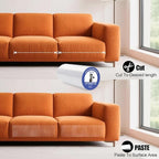 Cat Scratch Guard Tape, 394''x8.2'' Clear Anti Scratch Tape for Furniture, Single Sided Protective Film to Stop Cats & Dogs Scratching Sofa, Door, Walls, Car Interiors