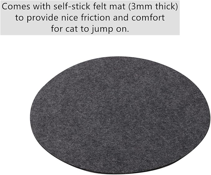 SHENGOCASE 2-Pack Cat Tree Tower Accessories Replacement Parts, Perch, Step, Platform Add-ons for Floor to Ceiling Cat Tree (13.4" x 13.4")