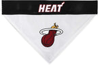 Pets First NBA Dog Bandana - Miami Heat Reversible Pet Bandana. 2 Sided Home & Away Sports Bandana with a PREMIUM Embroidery TEAM Logo, Small/Medium