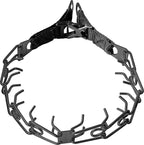 Herm. Sprenger Ultra-Plus Dog Training Prong Collar ClipOn Buckle German Made Black Stainless Steel (3.2 mm x 20" Neck Size; 17" Chain Length)