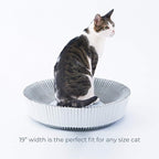Nest Cat Scratcher Lounge Bed (Pearl White Un-Assembled)