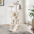 Go Pet Club 70'' Tall Multi-Level Cat Tree with Scratching Post, Condo, Platform, Tower for Indoor Medium Cats