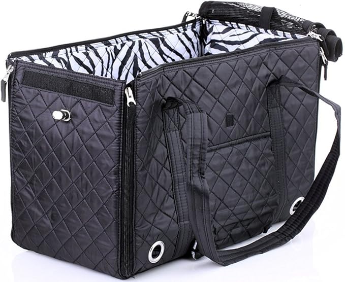 Sherpa Park Tote Pet Carrier, Medium Black