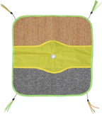 Cat Scratch Play Mat, Cat Crinkle Mat Sisal Multifunctional Safe Interesting for Pet Supplies for Sleeping