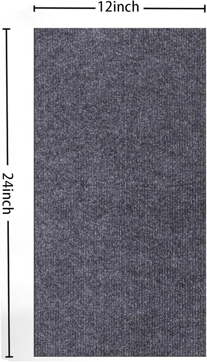 Wall Cat Scratcher for Indoor Cats 24 x 12 Inch Self-Adhesive Replacement Easy Corner Cat Scratcher Versatile Cat Scratch Mat Scratch Pad for Cats Furniture Protectors from Cat Scratching