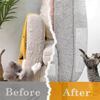 Chuangseed Anti-Cat Scratch Tape - 3" x 30Yds, Clear Double-Sided Cat Scratch Deterrent for Furniture, Carpet, Doors, Pet & Kid Safe