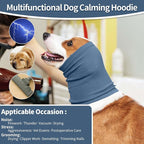 Nanaki Dog Calming Hoodie Ear Wraps for Dogs, Fireworks Ear Protection Head Muffs Doggy Warp Anxiety Relief, Doggy Hematoma Wrap, Pet Head Cover for Grooming and Force Drying Bathing Pet Protector