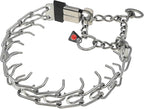 Herm Sprenger Stainless Steel Dog Collar with Short Links and Quick Release ClicLock Buckle Made in Germany (Stainless Steel, 20in x 3.0mm (Neck Size up to 16-17in))