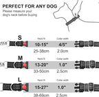 Martingale Collars,Reflective Dog Collar,Side Release Buckle,Adjustable Chain Training Pet Collars (Black, L,Neck 15"-27")