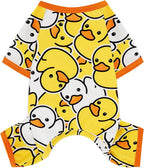 Dog Pajamas for Small Dogs Boy Girl, Dog Clothes Tiny Chihuahua Yorkie Spring Summer Shirt, Cute Puppy Outfit Pjs Jumpsuit Cat Onesie Apparel Pet Clothes