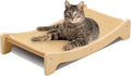 PETKARAY Sisal Cat Scratching Board, Curved Sisal Cat Scratcher, Large Indoor Kitty Scratch Pad, Heavy Duty Arc Lounge Bed for Kitten