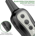 PATPET Dog Training Collar Shock Collar with Remote - 3 Training Modes, Beep, Vibration and Shock, Up to 1000 ft Remote Range, Rainproof for Small Medium Large Dogs