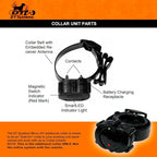 DT SYSTEMS Micro iDT Additional Collar for DT Systems Micro iDT Plus Dog Training System, 6-22" Adjustable Replacement Add-On E-Collar - Black