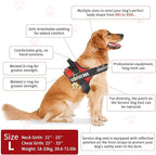 Service Dog Vest, ID Tag + 50 ADA Information Cards, Service Dog Harness in Sizes X Small to XX Large, Ruggedized Metal Tag, 2-Sided Service Animal Information Cards, ESA Accessory Set Large