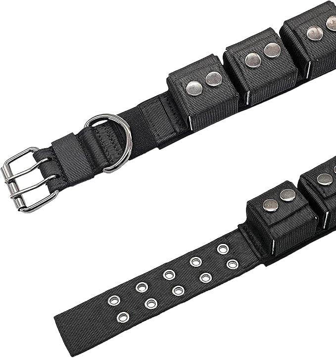 Tactical Weighted Dog Collar - Weights for Training & Exercise - Small, Medium, Large Dogs