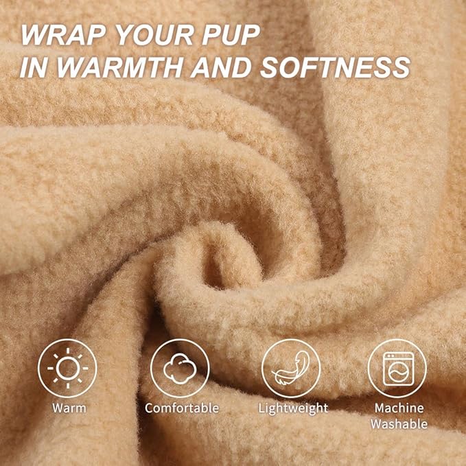 BEAUTYZOO XS Dog Sweaters, Soft Fleece Vest Pullover Dog Jacket with D-Ring Leash Attachment, Warm Winter Dog Clothes Cold Weather Doggy Chihuahua Sweater for Small Dogs Cats Boy or Girl, Red XSmall