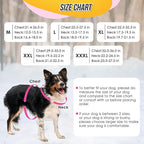 SlowTon Dog Winter Coat, Windproof 3 Layers Thick Warm Fleece Lining Dog Jacket for Cold Weather, Reflective Dogs Apparel with Leash Opening for Medium Large Dogs(Fuchsia,3XL)