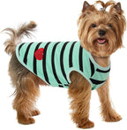 Dog Shirts for Small Dogs, Striped T-Shirts Pets Vest Pet Apparel Tee Shirts Dog Tank Top Spring Summer Suitable for Chihuahua French Bulldog Bichon Shih Tzu