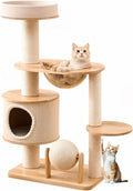 Large Fun Cat Tree Tower Wear Resist Cat Jumping Platform Breathable Integrated Cat Nest Pet Supplies Climbing Frame
