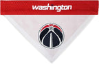Pets First NBA Dog Bandana - Washington Wizards Reversible Pet Bandana. 2 Sided Home & Away Sports Bandana with a PREMIUM Embroidery TEAM Logo, Small/Medium