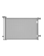 Retractable Baby Gates, Mesh Dog Gate for Doorways, 33.6" Tall, Expands to 55" Wide,Pet Safety Essential Fit for Baseboards, Wide Toddlers Gates for Hallways, Indoor & Outdoor,Grey