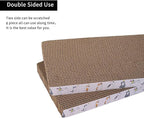 8 Packs cat Scratch pad Toys Reversible cat Scratching Post Cardboard cat scratchers for Indoor Cats Sleep Play and Grind Claws