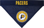 NBA Dog Bandana - Indiana Pacers Reversible Pet Bandana. 2 Sided Home & Away Sports Bandana with a PREMIUM Embroidery TEAM Logo, Small/Medium