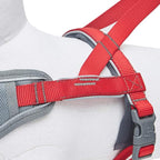 Blueberry Pet 8 Colors Soft & Comfy 3M Reflective Strips Padded Dog Harness Vest, Chest Girth 16.5" - 21", Red, Small, Nylon Adjustable Training Harnesses for Dogs