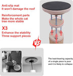 Floor-to-Ceiling Cat Tree Adjustable Height 50-122 Inches 9-Pillar 6-Tier Activity Center with Hammock SisalScratching Posts Plush Perches Multi-Level Climbing & Scratching Cat Furniture